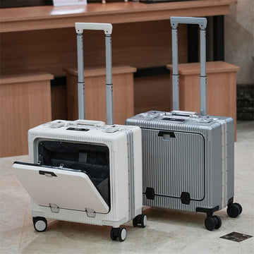 18" Carry On Luggage Front Open Pocket