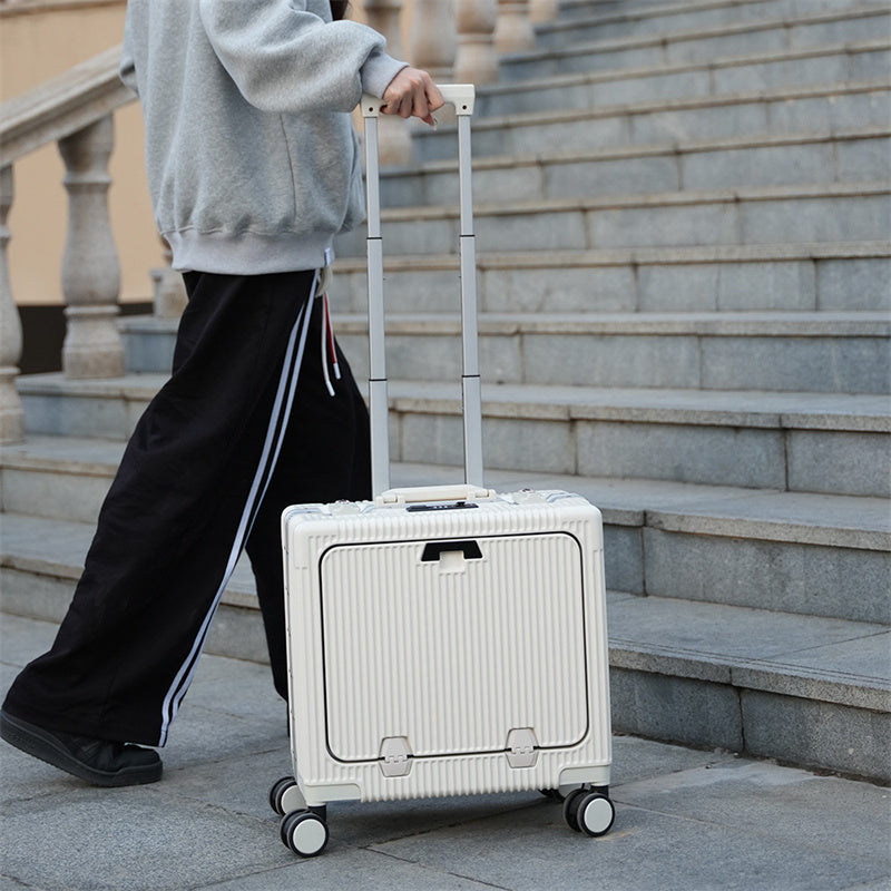 18" Carry On Luggage Front Open Pocket
