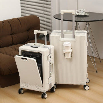 Front Open Pocket Carry-On Luggage