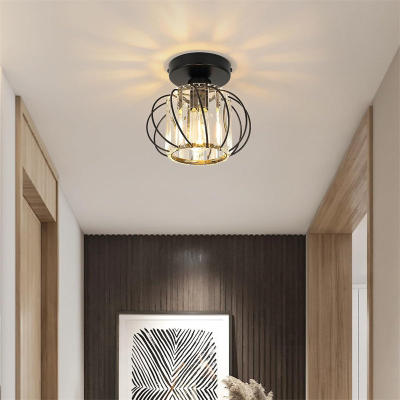 Metal Crystal LED Hallway Ceiling Lighting