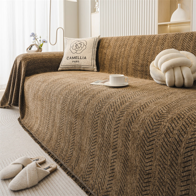Anti-Scratch Chenille Sofa/Couch Cover