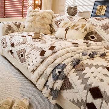 Bohemian Non-slip Knitted Design Sofa Cover