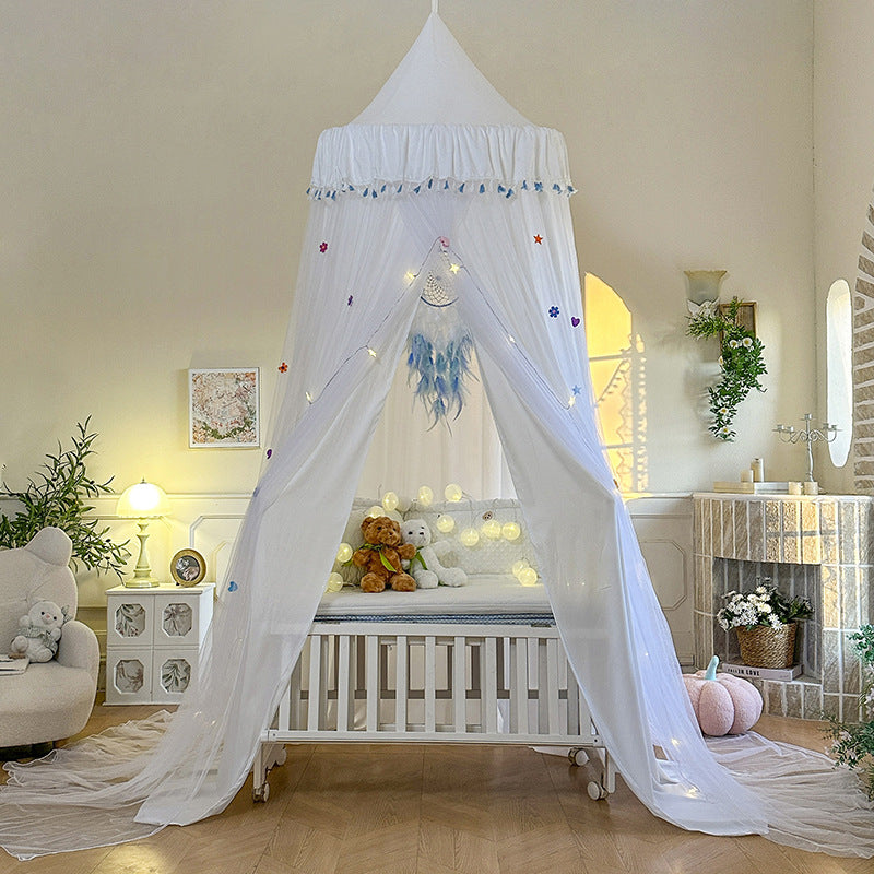 Kids Bed Canopy Tent – Decorative Dome Netting Cover For Twin Bed, Reading Nook, Play Hideaway, Child