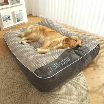 Orthopedic Large Calming Dog Bed with Removable Cover