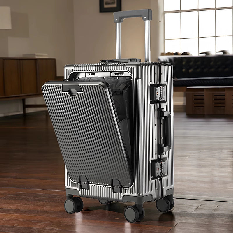 Front Open Pocket Carry-On Luggage