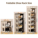 Foldable Narrow Shoe Shelf