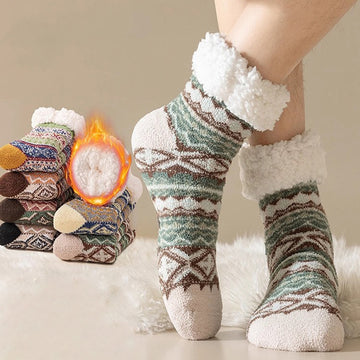 Men's Fleece Lined Slipper Socks