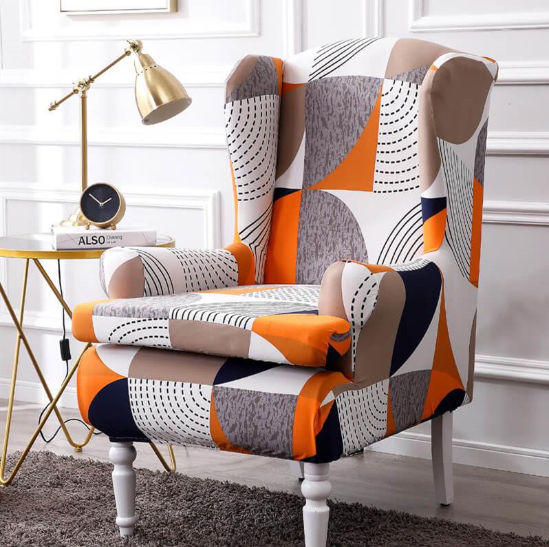 2-Piece Wingback Chair Covers