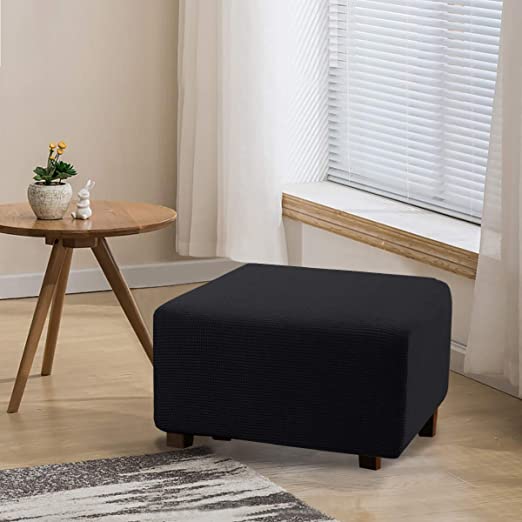 Stretch Ottoman Cover Rechthoekige Ottomaanse Hoes Voetsteun Krukhoezen Stretch Ottoman Cover Rechthoekige Ottomaanse Hoes Voetsteun Krukhoezen