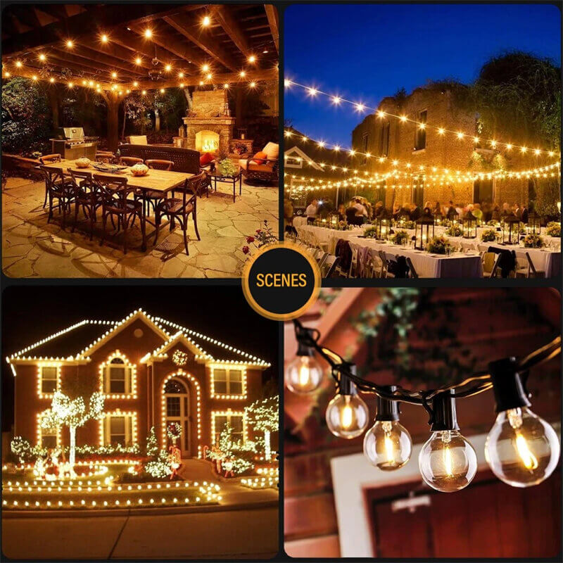 Waterproof Outdoor String Lights for Garden