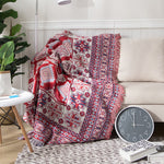 Bohemian Knitted Throw Blankets for Sofa