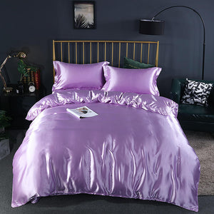 Silk Bed Sheets Set Full Size