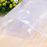 Waterproof Wipeable Clear PVC Tablecloth Cover Mat