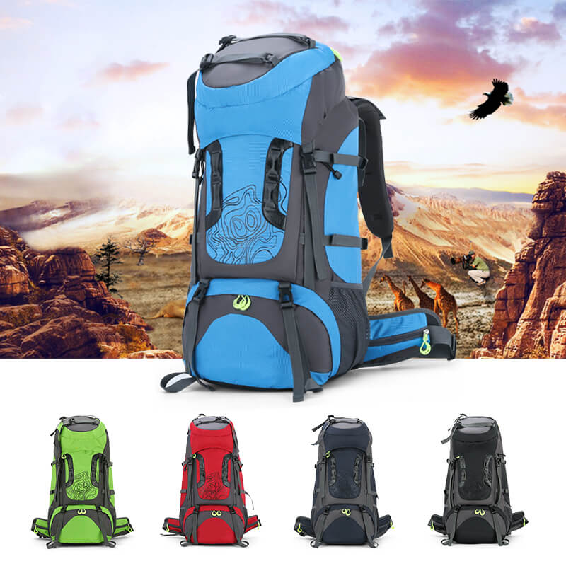 70L Waterproof Hiking Backpack for Men Women