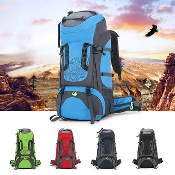 70L Waterproof Hiking Backpack for Men Women
