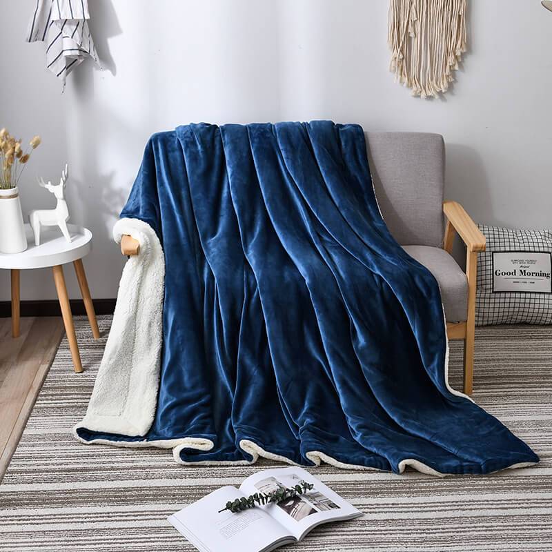 Comfy Sherpa Throw Blanket