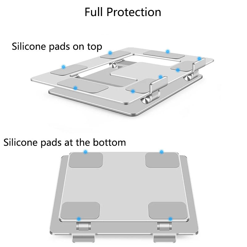 Adjustable Aluminum Laptop Stand for Desk