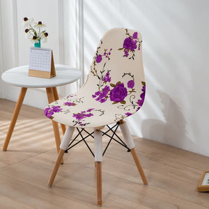 Printed Elastic Shell Chair Covers