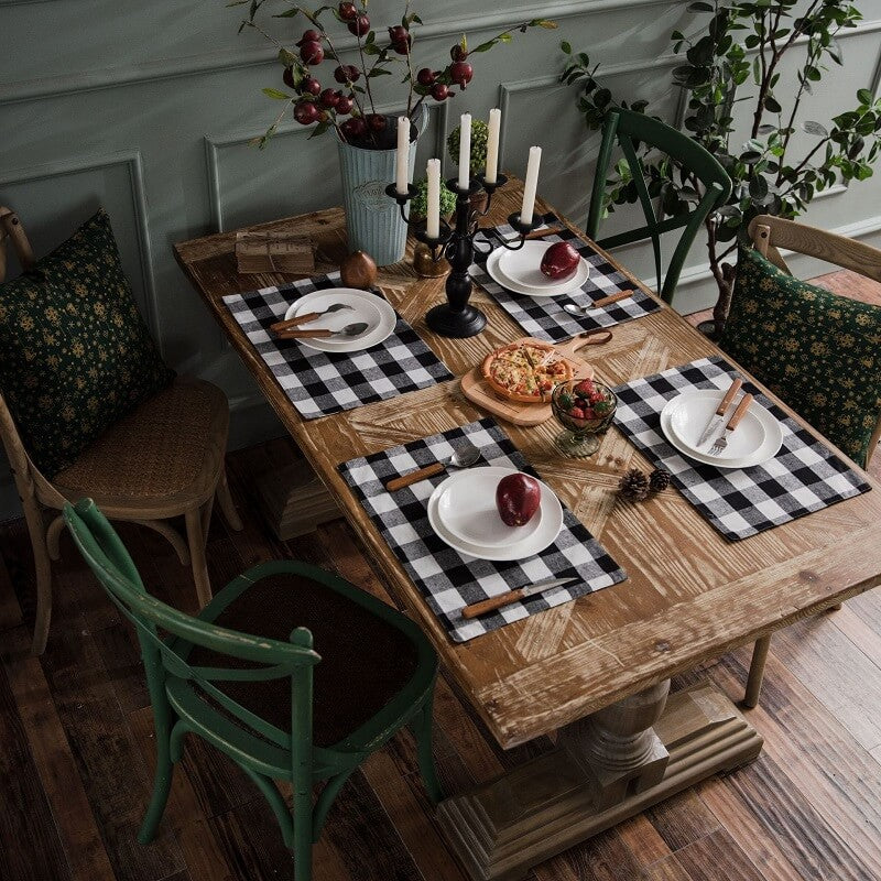 Buffalo Plaid Table Runner and Placemats