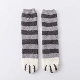 Winter Cat Claws Cute Thick Warm Fuzzy Floor Indoor Socks