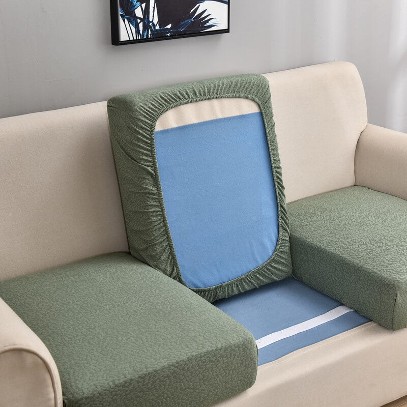 Waterproof Seersucker Sofa Cushion Covers-Widened Size