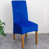 Stretch Velvet XL Size Dining Chair Covers