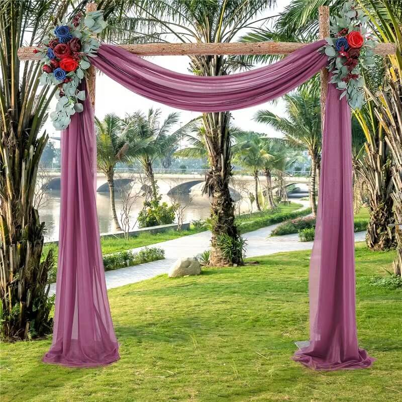 Extra Long Wedding Arch Draping Fabric 28" x 18 ft