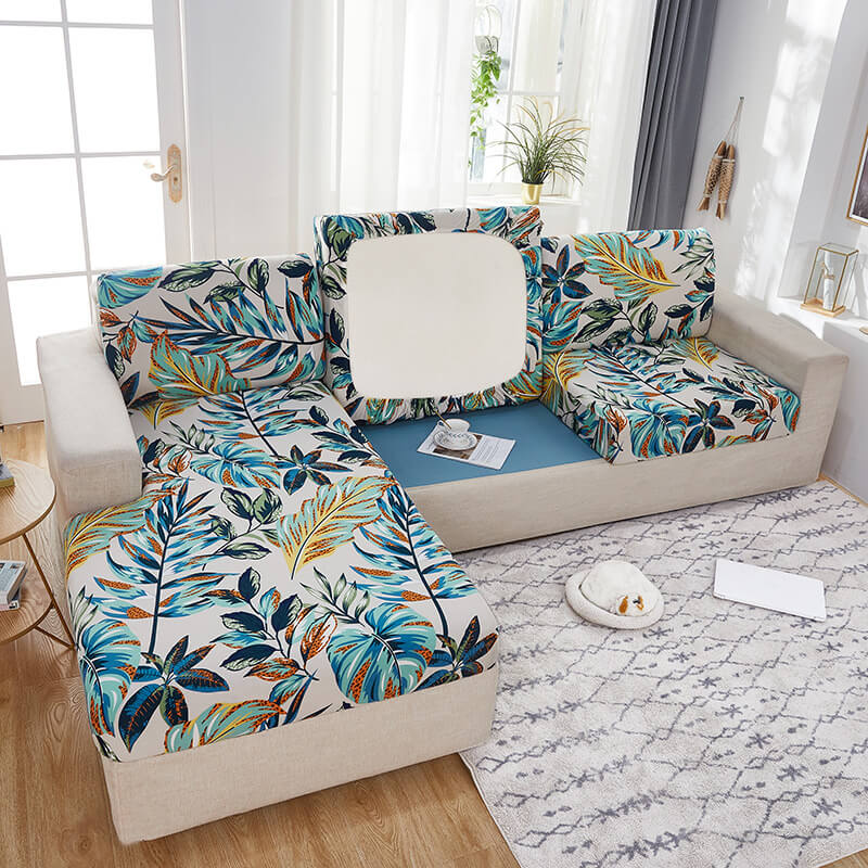 Replacement Couch Cushion Covers, Stretch Sofa Seat Cushion Covers ...