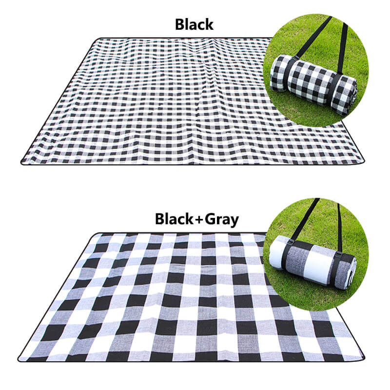 Waterproof Outdoor Picnic Blanket with Straps