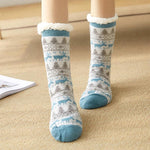 Extra-warm Fleece Indoor Socks,Womens Slipper Socks