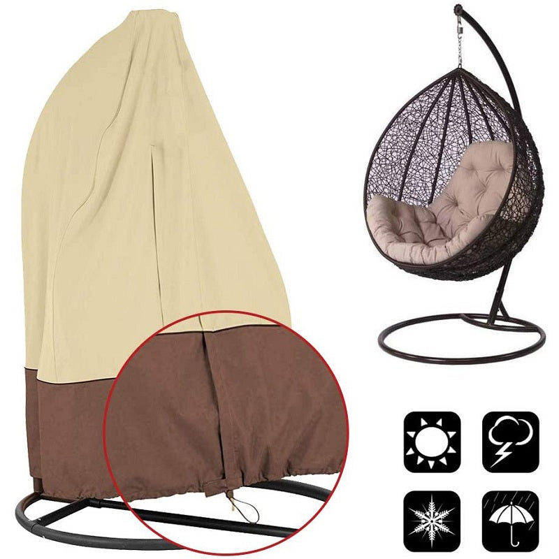 Waterproof Hanging Swing Egg Chair Covers with Zipper