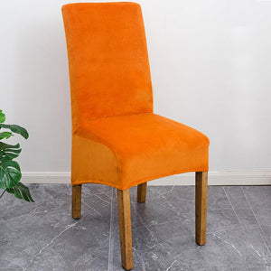 Stretch Velvet XL Size Dining Chair Covers