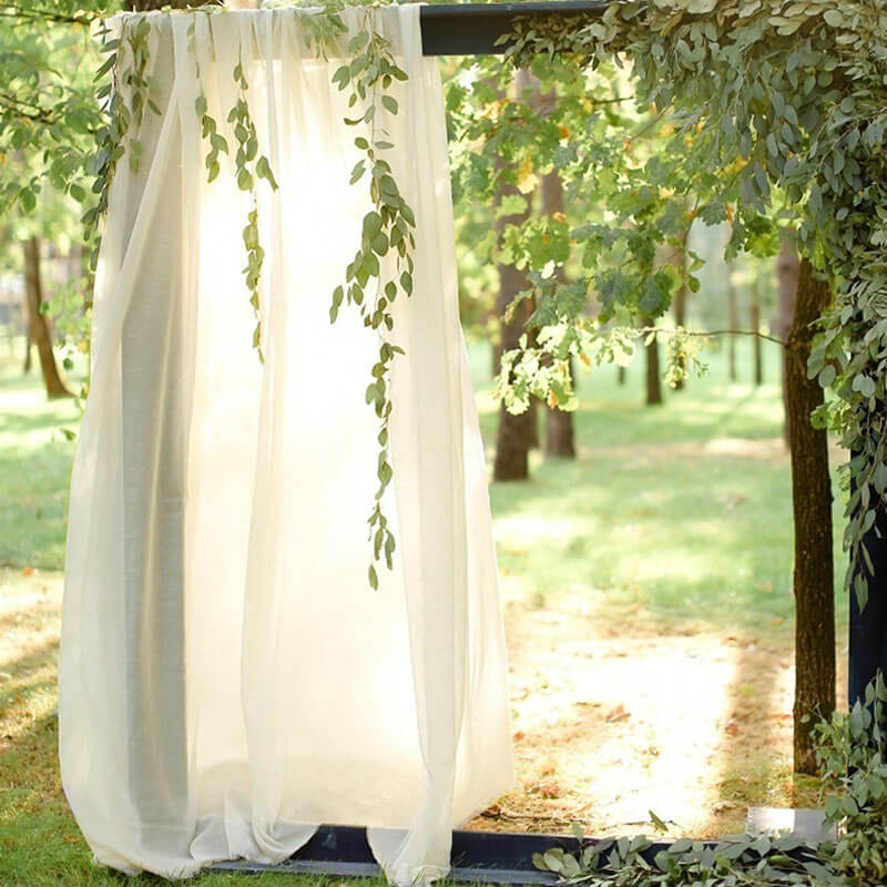 Extra Long Wedding Arch Draping Fabric 28" x 18 ft