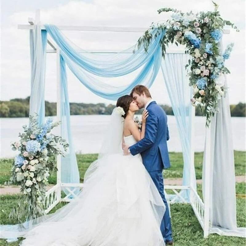 Chiffon Table Runner for Wedding Party