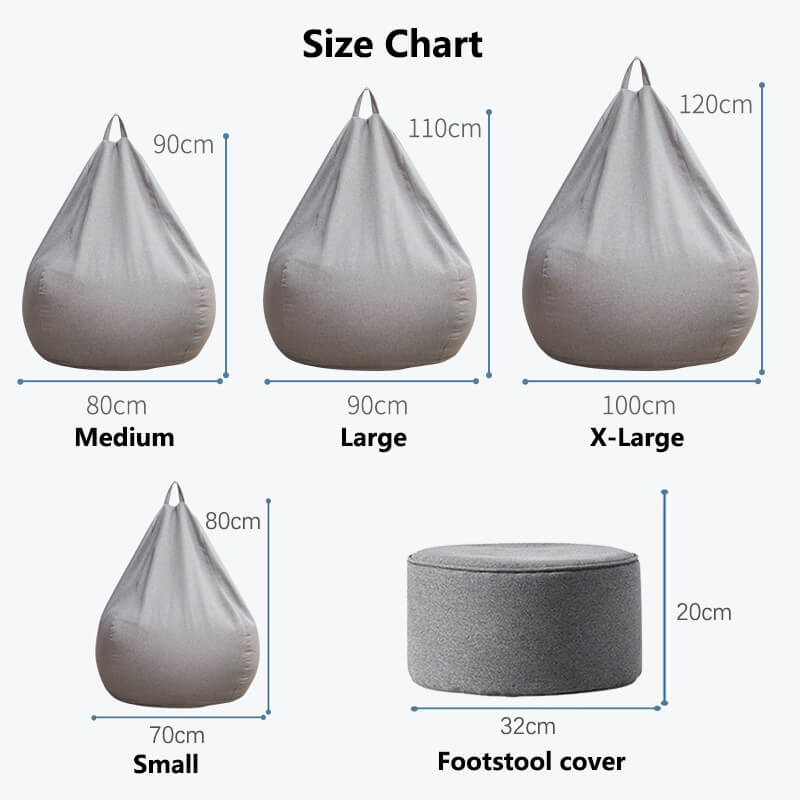 Extra Large Bean Bag Chair Covers