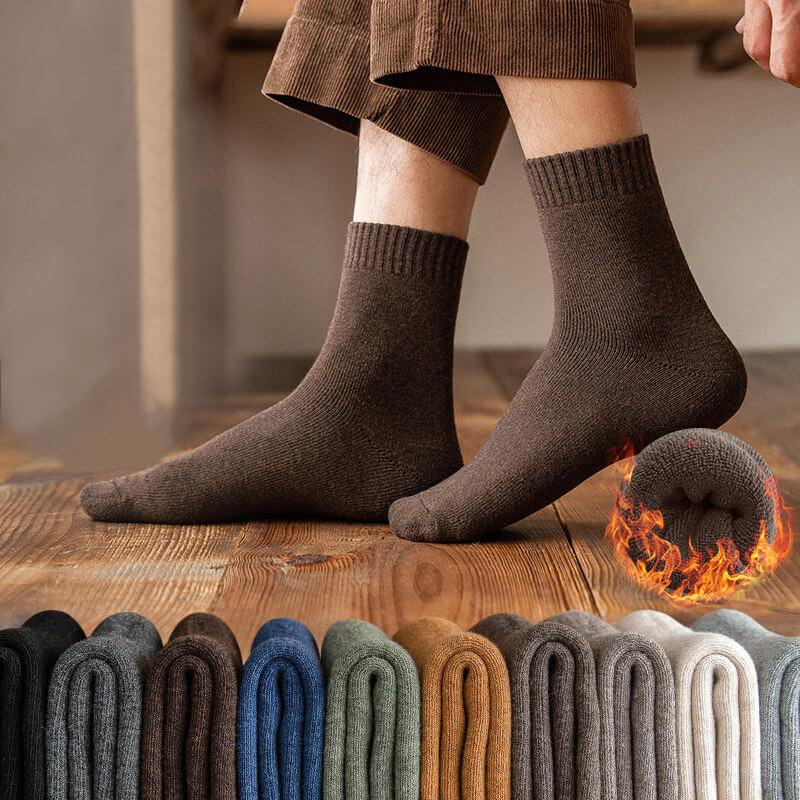 5 Pack Men's Wool Socks