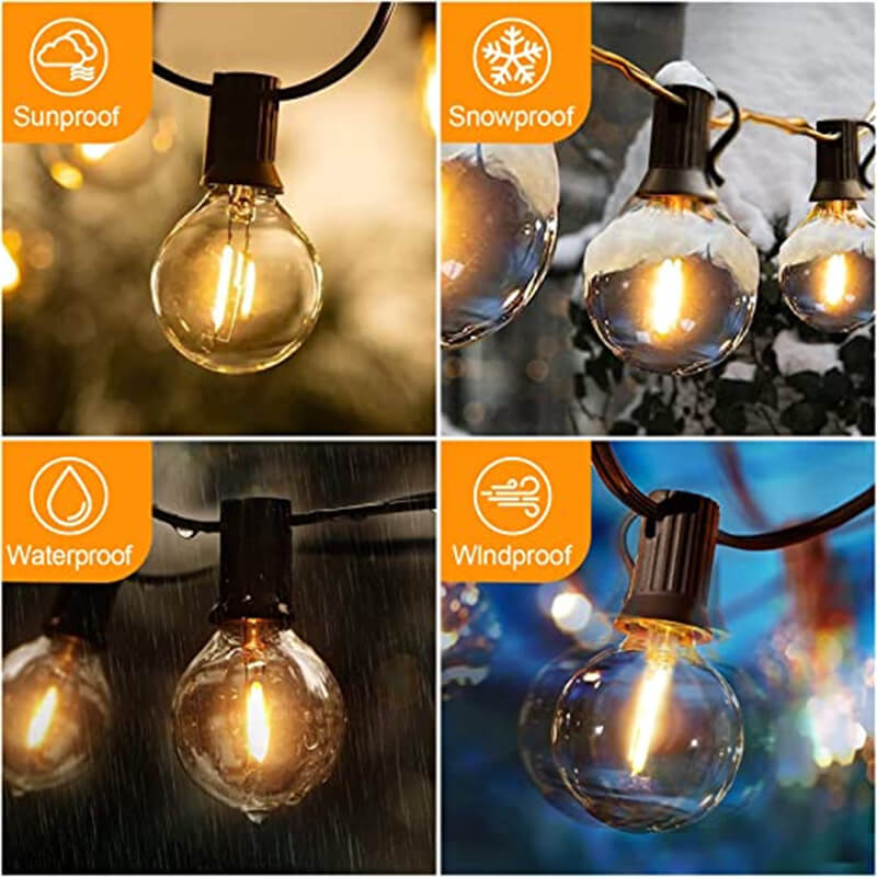 Waterproof Outdoor String Lights for Garden