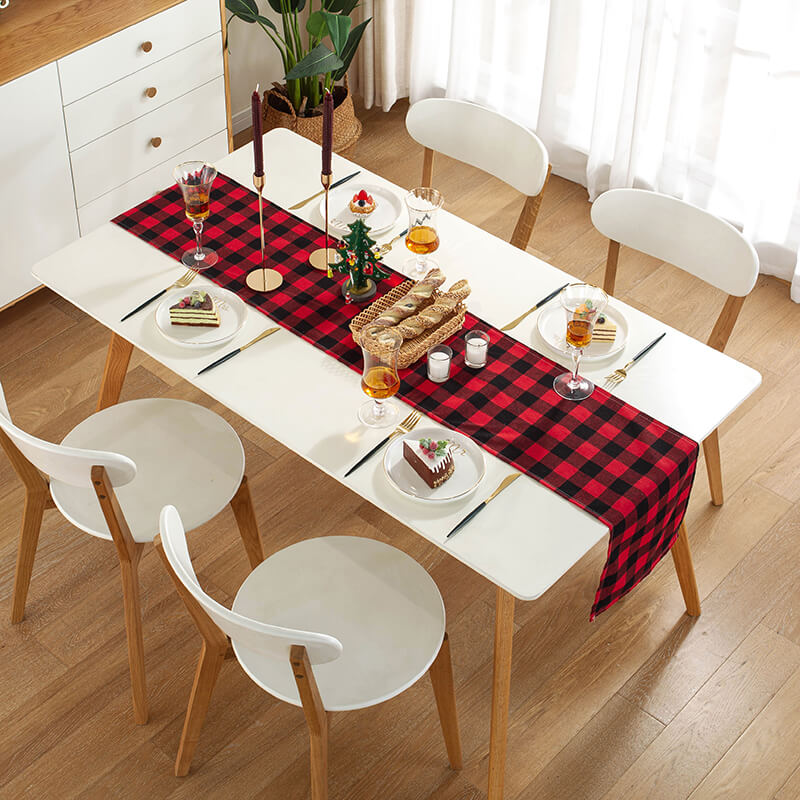 Buffalo Plaid Table Runner and Placemats