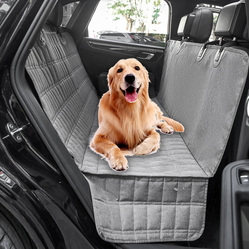Waterproof Dog Car Seat Cover For Back Seat Dog Car Hammock With Mesh waterproof-dog-car-seat-cover-for-back-seat-dog-car-hammock-with-mesh