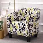 1-Piece Club Chair Slipcover, Stretch Tub Chair Covers