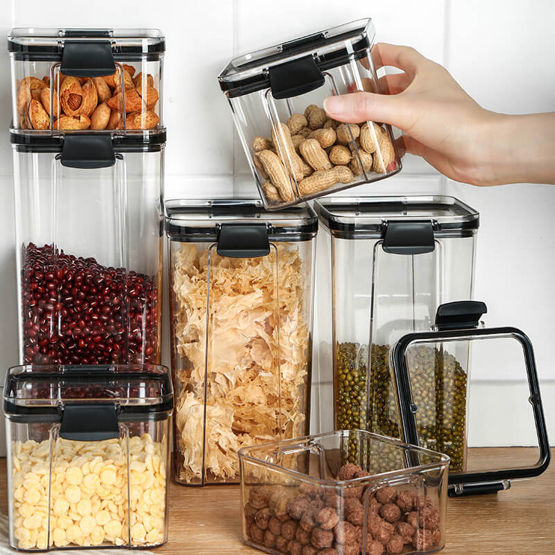 Plastic Food Storage Containers with Lids