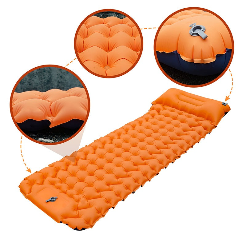 Inflatable Camping Mat with Pillow