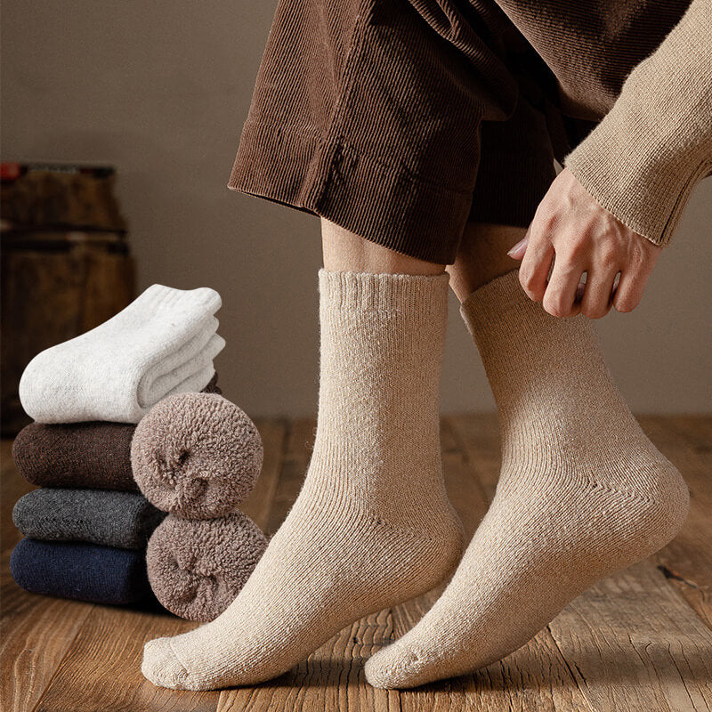 5 Pack Men's Wool Socks