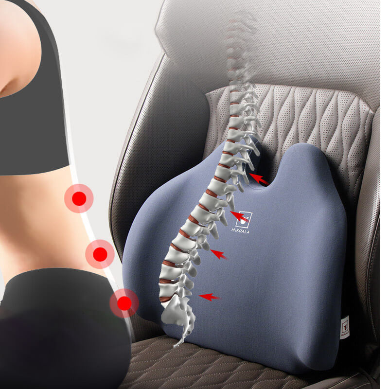 Ergonomic Lumbar Support Pillow for Car and Office Chair