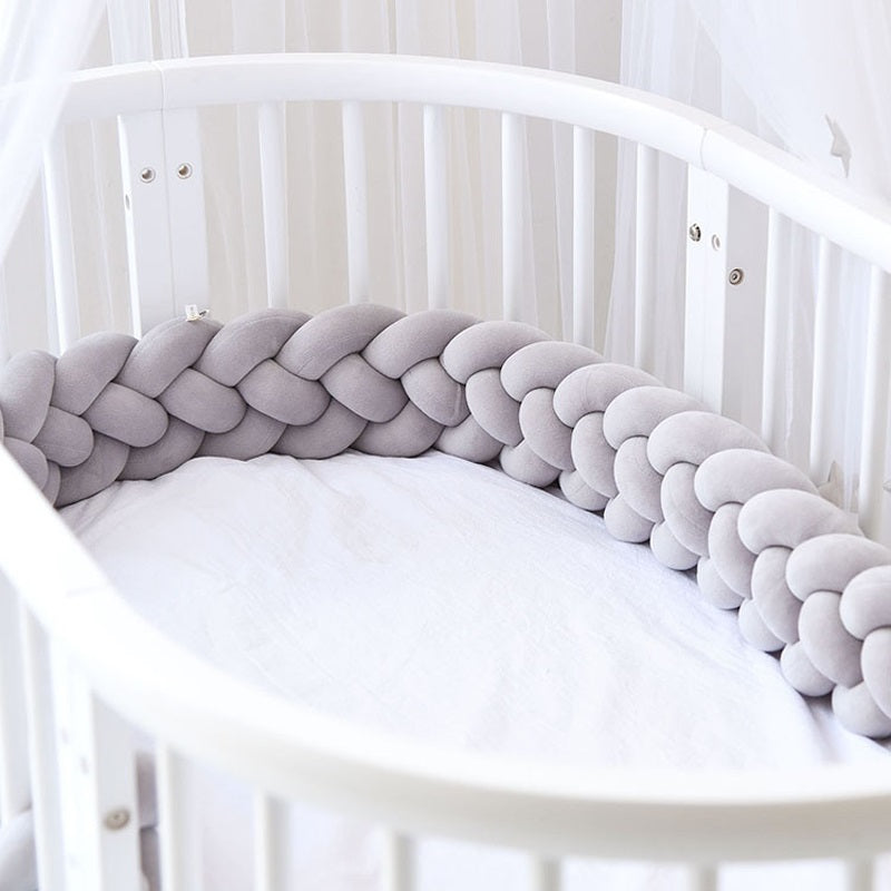 Handmade Braided Cot Bumpers