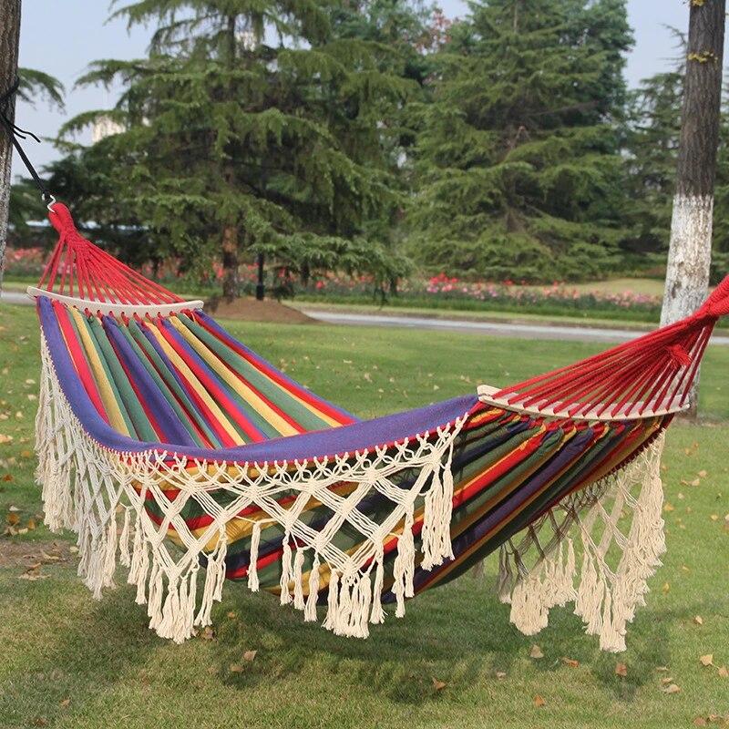 Boho Hammock with Tassels