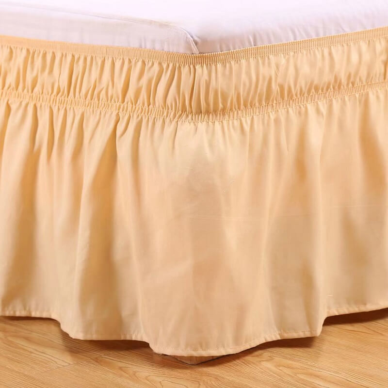 Wrap Around Ruffled Bed Skirts 15 Inch Drop
