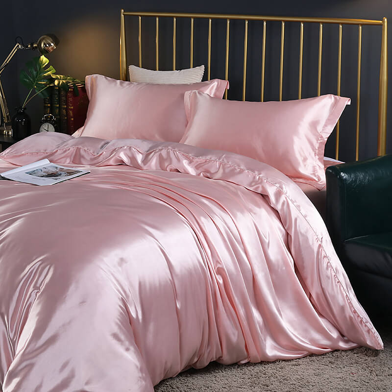 Silk Bed Sheets Set Full Size