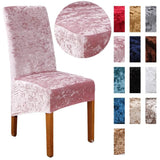 Stretch Crushed Velvet XL Chair Covers