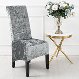 Stretch Crushed Velvet XL Chair Covers